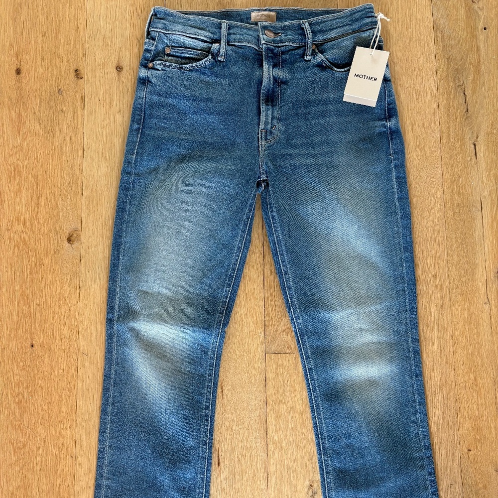 Mother Denim Dazzler Ankle Fray Riding the Cliffside 28